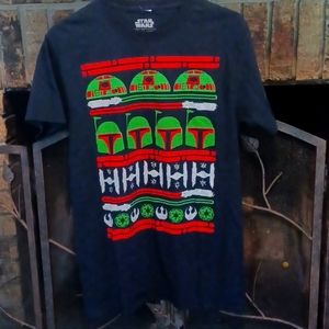 Star Wars Boba Fett ugly christmas tshirt